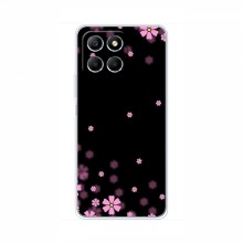 Чехол для Huawei Honor X6a - с принтом (Дизайнерские) (AlphaPrint) Розовое цветение - купить на Floy.com.ua