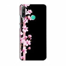 Чехол для Huawei Y7p (2020) - с принтом (Дизайнерские) (AlphaPrint) Розы на черном - купить на Floy.com.ua