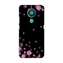 Чехол для Nokia 3.4 - с принтом (Дизайнерские) (AlphaPrint) Розовое цветение - купить на Floy.com.ua