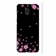 Чехол для Nokia C10 - с принтом (Дизайнерские) (AlphaPrint) Розовое цветение - купить на Floy.com.ua