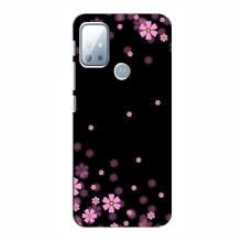 Чехол для Motorola MOTO G10 - с принтом (Дизайнерские) (AlphaPrint) Розовое цветение - купить на Floy.com.ua