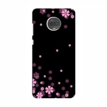 Чехол для Motorola MOTO G7 - с принтом (Дизайнерские) (AlphaPrint) Розовое цветение - купить на Floy.com.ua