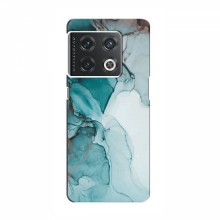 Чехол для OnePlus 10 Pro - с принтом (Дизайнерские) (AlphaPrint) Бирюзовый мрамор - купить на Floy.com.ua