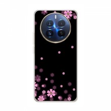 Чехол для RealMe 12 Pro - с принтом (Дизайнерские) (AlphaPrint) Розовое цветение - купить на Floy.com.ua