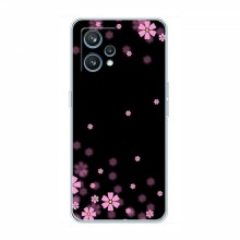 Чехол для RealMe 9 - с принтом (Дизайнерские) (AlphaPrint) Розовое цветение - купить на Floy.com.ua