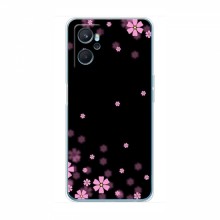 Чехол для RealMe 9i - с принтом (Дизайнерские) (AlphaPrint) Розовое цветение - купить на Floy.com.ua