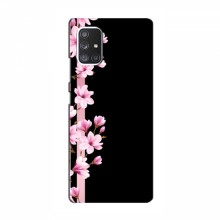 Чехол для Samsung Galaxy A52 5G (A526) - с принтом (Дизайнерские) (AlphaPrint) Розы на черном - купить на Floy.com.ua