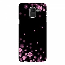 Чехол для Samsung J6 2018 - с принтом (Дизайнерские) (AlphaPrint) Розовое цветение - купить на Floy.com.ua