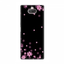 Чехол для Sony Xperia 10 - с принтом (Дизайнерские) (AlphaPrint) Розовое цветение - купить на Floy.com.ua