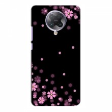 Чехол для Xiaomi Poco F2 Pro - с принтом (Дизайнерские) (AlphaPrint) Розовое цветение - купить на Floy.com.ua