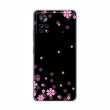 Чехол для Xiaomi POCO X4 Pro 5G - с принтом (Дизайнерские) (AlphaPrint) Розовое цветение - купить на Floy.com.ua