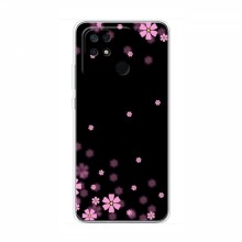 Чехол для Xiaomi Redmi 10C - с принтом (Дизайнерские) (AlphaPrint) Розовое цветение - купить на Floy.com.ua