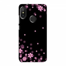 Чехол для Xiaomi Redmi 6 Pro - с принтом (Дизайнерские) (AlphaPrint) Розовое цветение - купить на Floy.com.ua