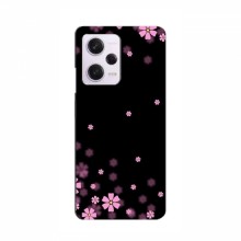 Чехол для Xiaomi Redmi Note 12T Pro - с принтом (Дизайнерские) (AlphaPrint) Розовое цветение - купить на Floy.com.ua