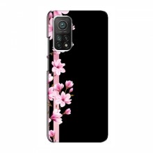Чехол для Xiaomi Mi 10T Pro - с принтом (Дизайнерские) (AlphaPrint) Розы на черном - купить на Floy.com.ua