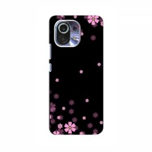 Чехол для Xiaomi 11 Lite - с принтом (Дизайнерские) (AlphaPrint) Розовое цветение - купить на Floy.com.ua