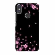 Чехол для Xiaomi Mi A2 - с принтом (Дизайнерские) (AlphaPrint) Розовое цветение - купить на Floy.com.ua