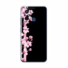 Чехол для Xiaomi POCO C55 - с принтом (Дизайнерские) (AlphaPrint) Розы на черном - купить на Floy.com.ua