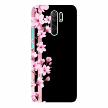 Чехол для Xiaomi Redmi 9 - с принтом (Дизайнерские) (AlphaPrint) Розы на черном - купить на Floy.com.ua