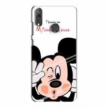 Чехол для Huawei Y7 2019 (AlphaPrint) с печатью (ПРОЗРАЧНЫЙ ФОН) Mickey Mouse - купить на Floy.com.ua