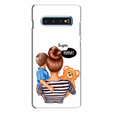 Чехол для Samsung S10 Plus (AlphaPrint) с печатью (ПРОЗРАЧНЫЙ ФОН) Мама и сын - купить на Floy.com.ua