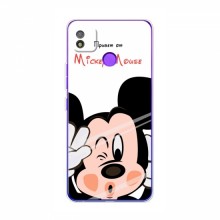 Чехол для TECNO POP 4 (AlphaPrint) с печатью (ПРОЗРАЧНЫЙ ФОН) Mickey Mouse - купить на Floy.com.ua
