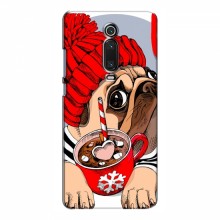 Чехол для Xiaomi Mi 9T (AlphaPrint) с печатью (ПРОЗРАЧНЫЙ ФОН) Грустная собака - купить на Floy.com.ua