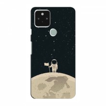 Чехол для Google Pixel 4a 5G (AlphaPrint) с печатью (ТОП продаж) Космонавт на луне - купить на Floy.com.ua