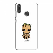 Чехол для Huawei Y7 2019 (AlphaPrint) с печатью (ТОП продаж) I Am Groot - купить на Floy.com.ua