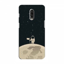 Чехол для OnePlus 6T (AlphaPrint) с печатью (ТОП продаж) Космонавт на луне - купить на Floy.com.ua