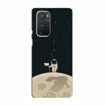 Чехол для OnePlus 9 (AlphaPrint) с печатью (ТОП продаж) Космонавт на луне - купить на Floy.com.ua
