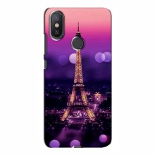 Чехол для Xiaomi Mi A2 Lite (AlphaPrint) с печатью (ТОП продаж) Париж - Башня - купить на Floy.com.ua
