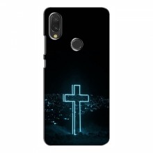 Чехол для Xiaomi Redmi 7 - (Христианские) (AlphaPrint) Крест-синий - купить на Floy.com.ua