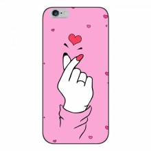 Чехол с принтом для iPhone 6 / 6s (AlphaPrint - Знак сердечка) - купить на Floy.com.ua