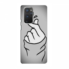 Чехол с принтом для OnePlus 9 (AlphaPrint - Знак сердечка) Серый фон - купить на Floy.com.ua