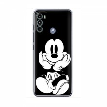 Чехол с принтом для Motorola MOTO G60 - (на черном) (AlphaPrint) Микки Маус - купить на Floy.com.ua