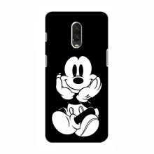 Чехол с принтом для OnePlus 6T - (на черном) (AlphaPrint) Микки Маус - купить на Floy.com.ua
