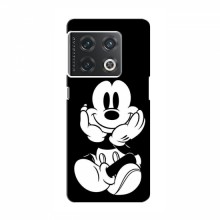Чехол с принтом для OnePlus 10 Pro - (на черном) (AlphaPrint) Микки Маус - купить на Floy.com.ua