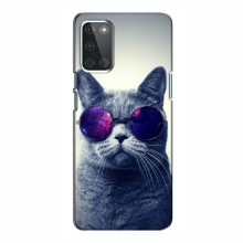 Чехол с принтом для OnePlus 8T - (на черном) (AlphaPrint) Кот в очках - купить на Floy.com.ua