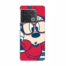 Эксклюзивный чехол для OnePlus 10 Pro (AlphaPrint - Мультяшные) Маус в очках - купить на Floy.com.ua