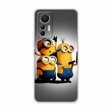 Эксклюзивный чехол для Xiaomi 12 Lite (AlphaPrint - Мультяшные) Селфи Миньонов - купить на Floy.com.ua