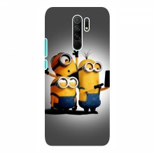 Эксклюзивный чехол для Xiaomi Redmi 9 (AlphaPrint - Мультяшные) Селфи Миньонов - купить на Floy.com.ua
