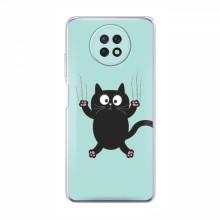 Эксклюзивный чехол для Xiaomi Redmi Note 9T (AlphaPrint - Мультяшные) Падающий кот - купить на Floy.com.ua