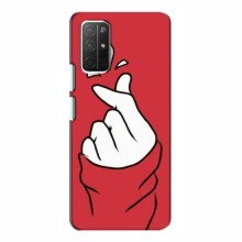 Чехол с принтом для Huawei 30s (AlphaPrint - Знак сердечка) Красный фон - купить на Floy.com.ua