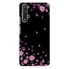 Чехол с принтом (Дизайнерские) для Huawei Nova 5T (AlphaPrint) Розовое цветение - купить на Floy.com.ua