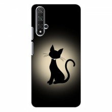Эксклюзивный чехол для Huawei Nova 5T (AlphaPrint - Мультяшные) Котик - купить на Floy.com.ua