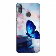 Чехол с печатью (Подарочные) для Huawei Y7 2019 (AlphaPrint) Бабочка синяя - купить на Floy.com.ua