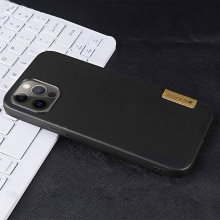 Кожаная накладка G-Case Sheep Skin Dark Series для Apple iPhone 12 Pro Max (6.7") - купить на Floy.com.ua
