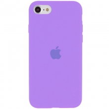 Чехол Silicone Case Full Protective (AA) для Apple iPhone SE (2020) Сиреневый - купить на Floy.com.ua