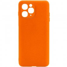 Силиконовый чехол Candy Full Camera для Apple iPhone 11 Pro Max (6.5") Оранжевый - купить на Floy.com.ua